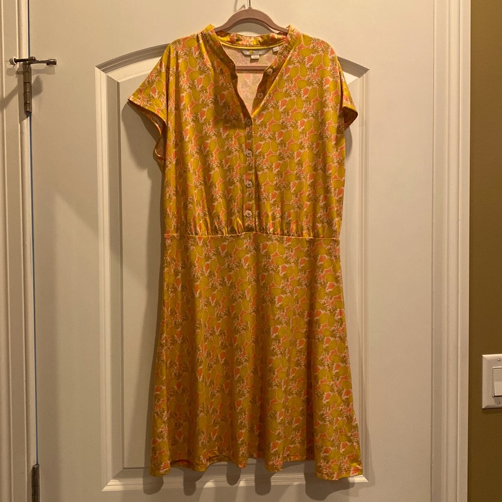 Boden pineapple tshirt sundress
